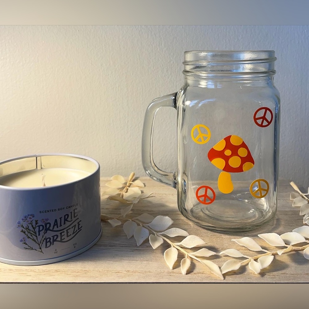 Glass coffee cup